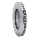R1 Concepts 1986-1992 Ford Taurus (Excl SHO) Rear Left/Front Left Drilled & Slotted Silver Brake Rotor by R1 Concepts 631-54020L