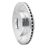 R1 Concepts 1986-1992 Ford Taurus (Excl SHO) Front Left Drilled & Slotted Silver Brake Rotor by R1 Concepts 631-54022L