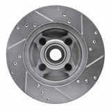 R1 Concepts 1987-1993 Ford Mustang Front Left Drilled & Slotted Silver Brake Rotor by R1 Concepts 631-54026L