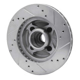 R1 Concepts 1987-1993 Ford Mustang Front Left Drilled & Slotted Silver Brake Rotor by R1 Concepts 631-54026L