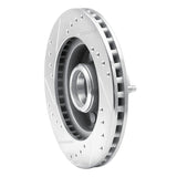 R1 Concepts 1987-1993 Ford Mustang Front Right Drilled & Slotted Silver Brake Rotor by R1 Concepts 631-54026R