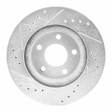 R1 Concepts 1982-1990 Ford Thunderbird Front Right Drilled & Slotted Silver Brake Rotor by R1 Concepts 631-54027R