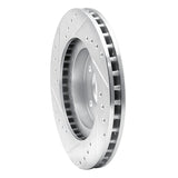 R1 Concepts 1982-1990 Ford Thunderbird Front Right Drilled & Slotted Silver Brake Rotor by R1 Concepts 631-54027R