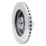 R1 Concepts 1987-1988 Ford Thunderbird Front Left Drilled & Slotted Silver Brake Rotor by R1 Concepts 631-54028L