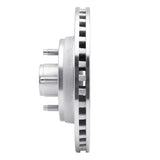 R1 Concepts 1987-1988 Ford Thunderbird Front Right Drilled & Slotted Silver Brake Rotor by R1 Concepts 631-54028R