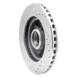 R1 Concepts 1987-1988 Ford Thunderbird Front Right Drilled & Slotted Silver Brake Rotor by R1 Concepts 631-54028R