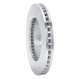 R1 Concepts 1970-1993 Ford Taurus (Excl SHO) Front Right Drilled & Slotted Silver Brake Rotor by R1 Concepts 631-54029R