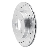 R1 Concepts 1993-1998 Ford Thunderbird Rear Left Drilled & Slotted Silver Brake Rotor by R1 Concepts 631-54031L