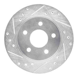 R1 Concepts 1993-1998 Ford Thunderbird Rear Left Drilled & Slotted Silver Brake Rotor by R1 Concepts 631-54031L