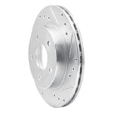 R1 Concepts 1993-1998 Ford Thunderbird Rear Right Drilled & Slotted Silver Brake Rotor by R1 Concepts 631-54031R