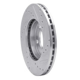 R1 Concepts 1994-2004 Ford Mustang Front Left Drilled & Slotted Silver Brake Rotor by R1 Concepts 631-54033L