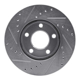 R1 Concepts 1994-2004 Ford Mustang Front Right Drilled & Slotted Silver Brake Rotor by R1 Concepts 631-54033R