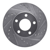 R1 Concepts 1994-2004 Ford Mustang Front Right Drilled & Slotted Silver Brake Rotor by R1 Concepts 631-54033R