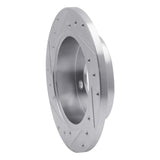 R1 Concepts 1994-2004 Ford Mustang Rear Right Drilled & Slotted Silver Brake Rotor by R1 Concepts 631-54034R