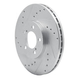 R1 Concepts 1993-2007 Ford Taurus (Excl SHO) Front Left Drilled & Slotted Silver Brake Rotor by R1 Concepts 631-54038L