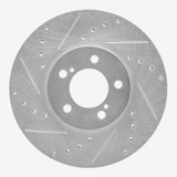 R1 Concepts 1993-2007 Ford Taurus (Excl SHO) Front Left Drilled & Slotted Silver Brake Rotor by R1 Concepts 631-54038L