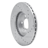 R1 Concepts 1993-2007 Ford Taurus (Excl SHO) Front Left Drilled & Slotted Silver Brake Rotor by R1 Concepts 631-54038L