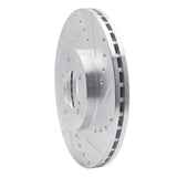 R1 Concepts 1993-2007 Ford Taurus (Excl SHO) Front Right Drilled & Slotted Silver Brake Rotor by R1 Concepts 631-54038R