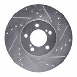 R1 Concepts 1993-2007 Ford Taurus (Excl SHO) Front Right Drilled & Slotted Silver Brake Rotor by R1 Concepts 631-54038R