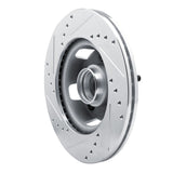R1 Concepts 1965-1967 Ford Fairlane Front Right Drilled & Slotted Silver Brake Rotor by R1 Concepts 631-54040R