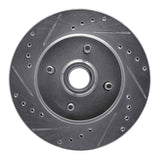 R1 Concepts 1993-1993 Ford Mustang Front Left Drilled & Slotted Silver Brake Rotor by R1 Concepts 631-54041L