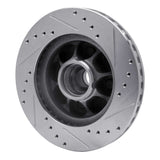 R1 Concepts 1993-1993 Ford Mustang Front Left Drilled & Slotted Silver Brake Rotor by R1 Concepts 631-54041L