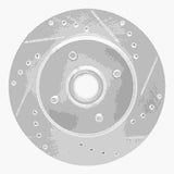 R1 Concepts 1993-1993 Ford Mustang Front Right Drilled & Slotted Silver Brake Rotor by R1 Concepts 631-54041R