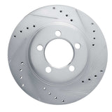 R1 Concepts 1967-1967 Ford Galaxie Front Right Drilled & Slotted Silver Brake Rotor by R1 Concepts 631-54042R
