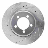 R1 Concepts 1965-1966 Ford Country Squire Front Left Drilled & Slotted Silver Brake Rotor by R1 Concepts 631-54043L