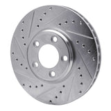 R1 Concepts 2000-2006 Ford Thunderbird Front Left Drilled & Slotted Silver Brake Rotor by R1 Concepts 631-54044L