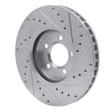 R1 Concepts 2000-2006 Ford Thunderbird Front Left Drilled & Slotted Silver Brake Rotor by R1 Concepts 631-54044L