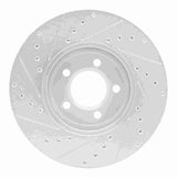 R1 Concepts 2000-2006 Ford Thunderbird Front Right Drilled & Slotted Silver Brake Rotor by R1 Concepts 631-54044R