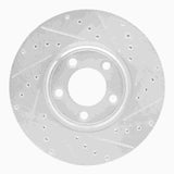 R1 Concepts 2000-2006 Ford Thunderbird Front Right Drilled & Slotted Silver Brake Rotor by R1 Concepts 631-54044R