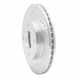 R1 Concepts 2000-2015 Ford Ikon (Mexico / Made In Brazil) Front Left Drilled & Slotted Silver Brake Rotor by R1 Concepts 631-54045L