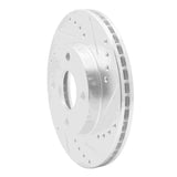 R1 Concepts 2000-2015 Ford Ikon (Mexico / Made In Brazil) Front Right Drilled & Slotted Silver Brake Rotor by R1 Concepts 631-54045R