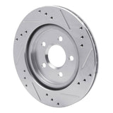 R1 Concepts 2000-2006 Ford Thunderbird Rear Left Drilled & Slotted Silver Brake Rotor by R1 Concepts 631-54046L