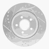 R1 Concepts 2000-2006 Ford Thunderbird Rear Right Drilled & Slotted Silver Brake Rotor by R1 Concepts 631-54046R