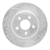 R1 Concepts 2000-2006 Ford Thunderbird Rear Right Drilled & Slotted Silver Brake Rotor by R1 Concepts 631-54046R