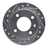 R1 Concepts 1978-1980 Ford Fiesta (USA/Canada) Front Left Drilled & Slotted Silver Brake Rotor by R1 Concepts 631-54048L
