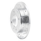 R1 Concepts 1978-1980 Ford Fiesta (USA/Canada) Front Right Drilled & Slotted Silver Brake Rotor by R1 Concepts 631-54048R