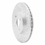 R1 Concepts 2002-2004 Ford Focus Front Right Drilled & Slotted Silver Brake Rotor by R1 Concepts 631-54050R