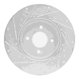 R1 Concepts 2002-2004 Ford Focus Front Right Drilled & Slotted Silver Brake Rotor by R1 Concepts 631-54050R