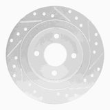 R1 Concepts 2002-2004 Ford Focus Rear Left Drilled & Slotted Silver Brake Rotor by R1 Concepts 631-54051L