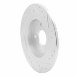 R1 Concepts 2002-2004 Ford Focus Rear Left Drilled & Slotted Silver Brake Rotor by R1 Concepts 631-54051L