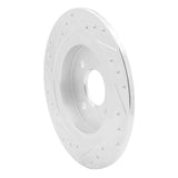R1 Concepts 2002-2004 Ford Focus Rear Right Drilled & Slotted Silver Brake Rotor by R1 Concepts 631-54051R