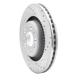 Dynamic Friction 2005-2009 Ford Freestyle Front Right Drilled & Slotted Silver Brake Rotor by Dynamic Friction Company 631-54052R
