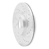 Dynamic Friction 2004-2019 Ford C-Max Front Right Drilled & Slotted Silver Brake Rotor by Dynamic Friction Company 631-54069R