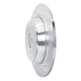 Dynamic Friction 2013-2020 Ford Fusion Rear Right Drilled & Slotted Silver Brake Rotor by Dynamic Friction Company 631-54072R