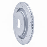 Dynamic Friction 2015-2023 Ford Mustang Rear Right Drilled & Slotted Silver Brake Rotor by Dynamic Friction Company 631-54074R