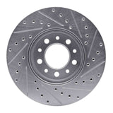 R1 Concepts 1999-2003 Ford Windstar Front Left Drilled & Slotted Silver Brake Rotor by R1 Concepts 631-54085L